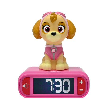Reloj Despertador Digital 3D Lexibook Paw Patrol Rosa