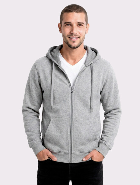 CAMPERA UNISSEX BÁSICA ADULTO GRIS