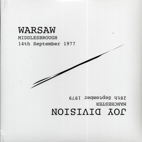 Warsaw / Joy Division - Middlesborough 14/09/77 - Manchester 2 8/09/79 - Vinilo Warsaw / Joy Division - Middlesborough 14/09/77 - Manchester 2 8/09/79 - Vinilo