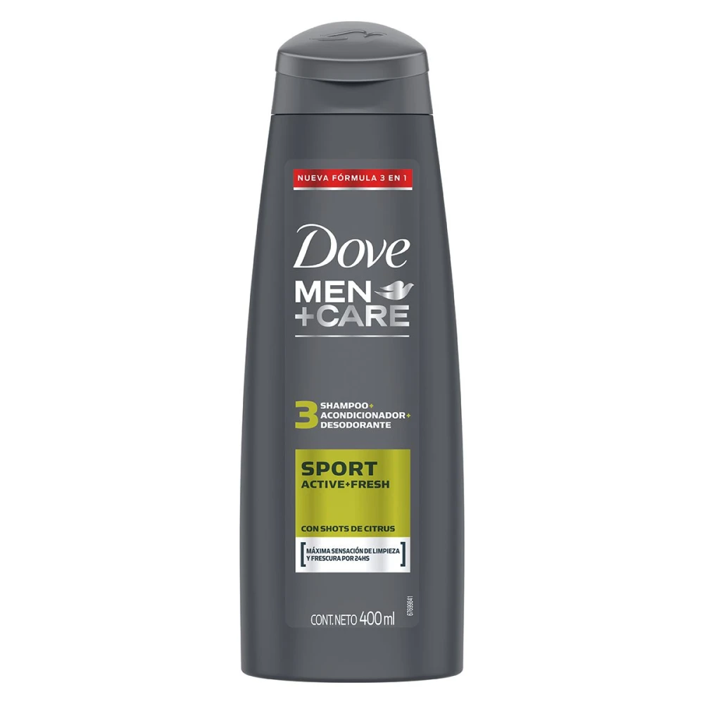 DOVE MEN SHAMPOO SPORT 3EN1SHAM/ACON/DEO