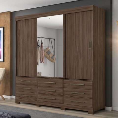 Ropero 3P Deslizante NT5030 Not Nogal Trend Ropero 3P Deslizante NT5030 Not Nogal Trend