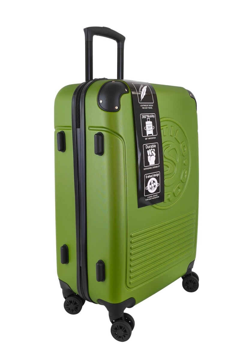 Valija mediana ABS Verde