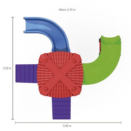 Juego Exterior infantil compacto y Divertido Xalingo Multicolor