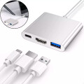 HUB Adaptador USB Tipo C 3.1 a HDMI, USB Tipo C y USB A Compatible con Mac HUB Adaptador USB Tipo C 3.1 a HDMI, USB Tipo C y USB A Compatible con Mac