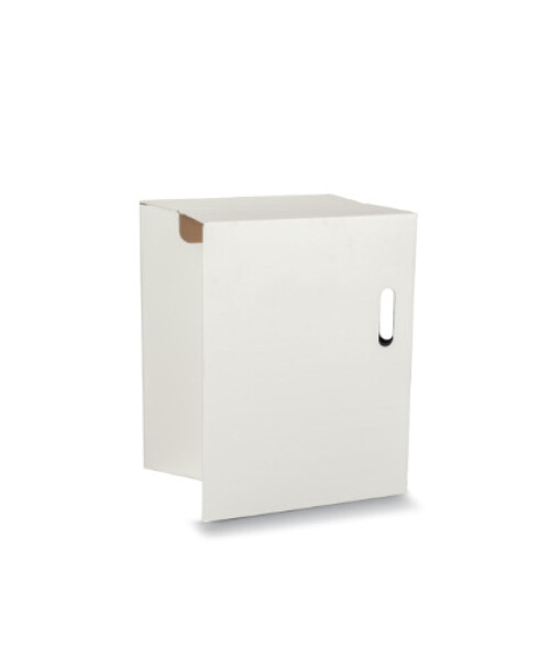 Banquito carton 34x28,5x44 cm. - BLANCO Banquito carton 34x28,5x44 cm. - BLANCO