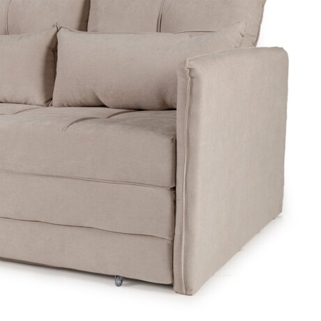 Sofá Cama Maya - Tela Microfibra Berlin 02 (Beige)