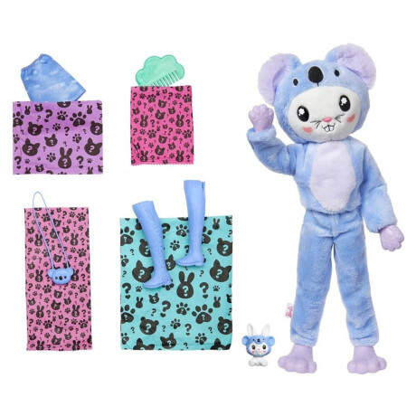 Muñeca Barbie Cutie Reveal Con Disfraz + Accesorios Barbie Koala