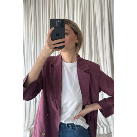Blazer Sobri Bordeaux