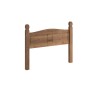 Respaldo 2 plazas Madera Maciza 140cm - Linea Mexicana Oscuro