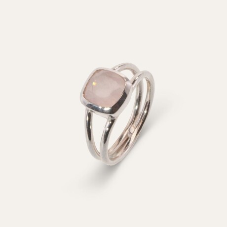 Anillo Champagne Cuarzo Rosa - Plata 925 Anillo Champagne Cuarzo Rosa - Plata 925