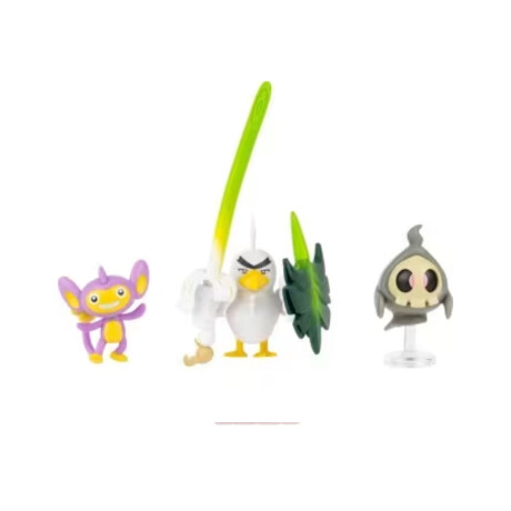 Pokémon Battle Figure Set - Aipom + Sirfetchd + Duskull Pokémon Battle Figure Set - Aipom + Sirfetchd + Duskull