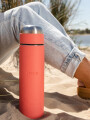 TERMO 1 LITRO ARIES CORAL PINK GRANEADO FINO
