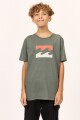 REMERA DOUBLE RIPPLE TEE BOYS M-militar