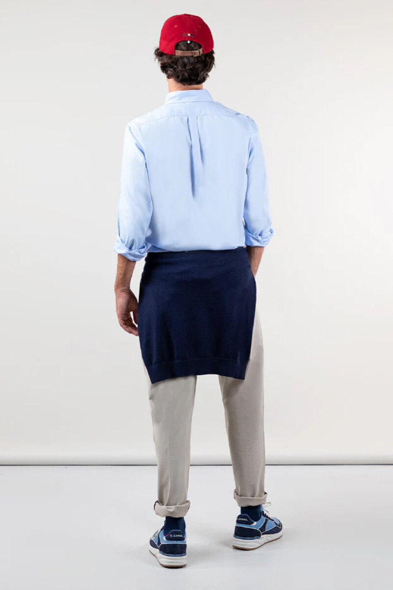 Camisa Pint Point El Ganso Celeste