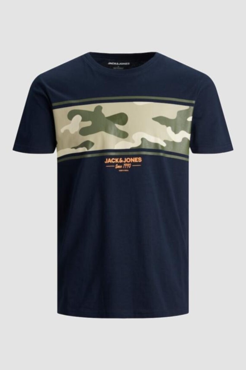 Camiseta Estampada Navy Blazer