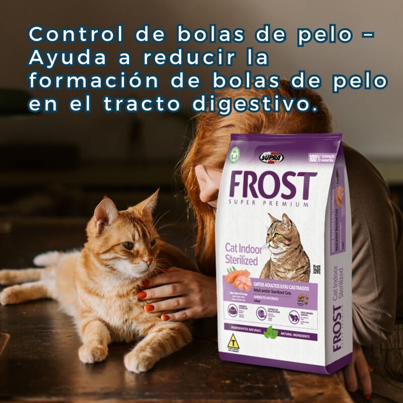 FROST GATOS ADULTOS Y/O CASTRADOS 7.5 + 1 KG GRATIS + JUGUETE + COMEDERO + SALSA