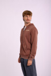 Campera deportiva estampada Bordeaux
