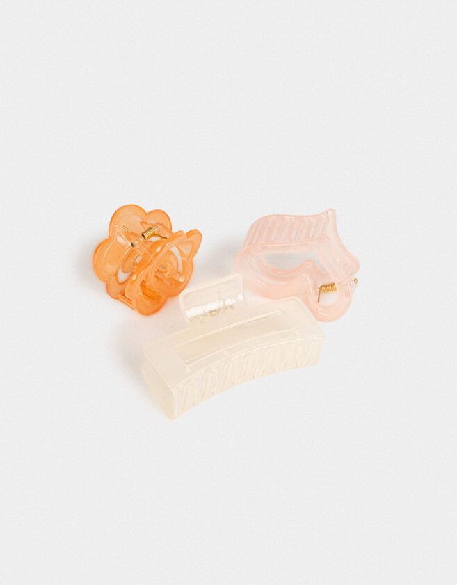 Broches Sets Con flores Set De Broches - Combinacion Multicolor