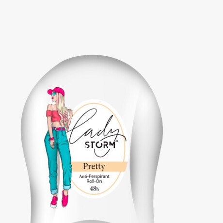 LADY STORM DESODORANTE ROLL ON WOMEN PRETTY 50ml LADY STORM DESODORANTE ROLL ON WOMEN PRETTY 50ml