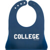 Babero de silicona con bolsillo College