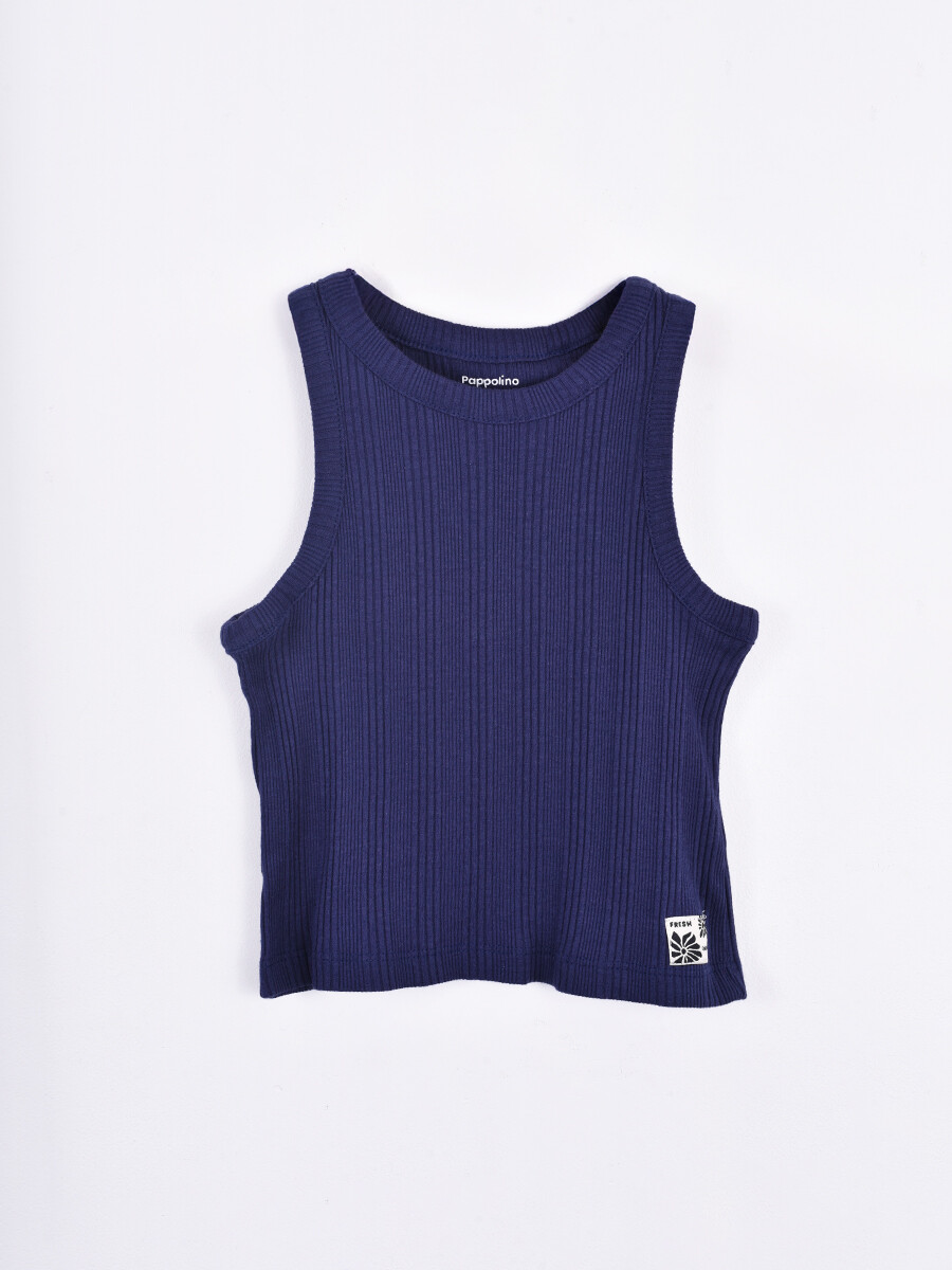 MUSCULOSA RUBI - AZUL OSCURO 