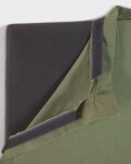 Cabecero desenfundable Tanit de lino verde 100 x 100 cm