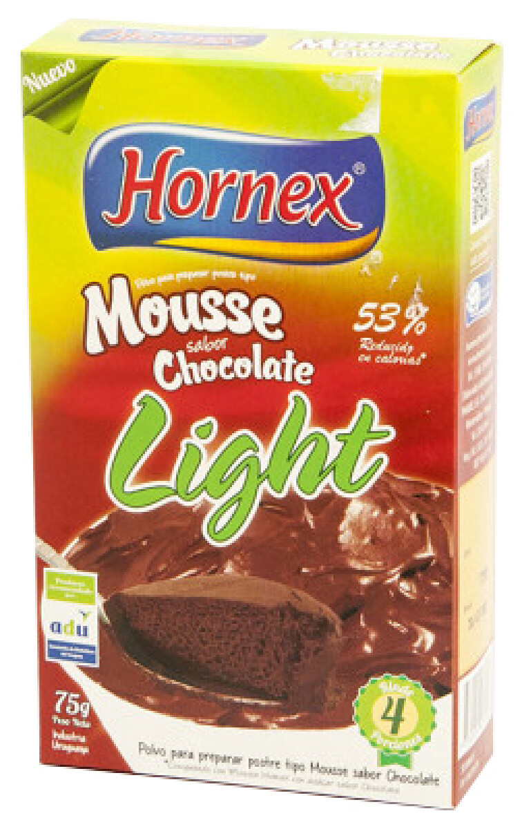 MOUSSE HORNEX LIGHT 4P 60G CHOCOLATE 