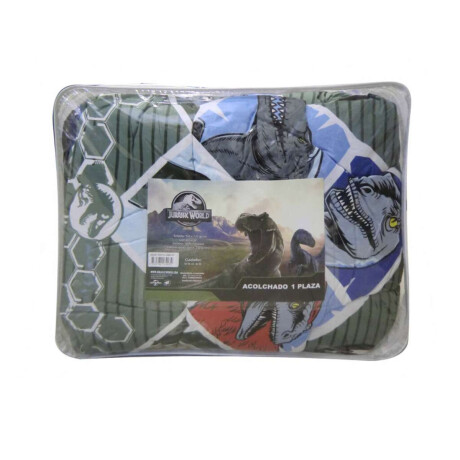 Acolchado Infantil Jurassic 1 Plaza 100% Microfibra Jurassic World