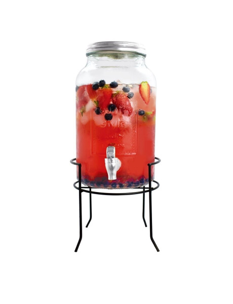 DISPENSADOR DE JUGOS 5.5L C/BASE TAPA COLOR PLATA DISPENSADOR DE JUGOS 5.5L C/BASE TAPA COLOR PLATA
