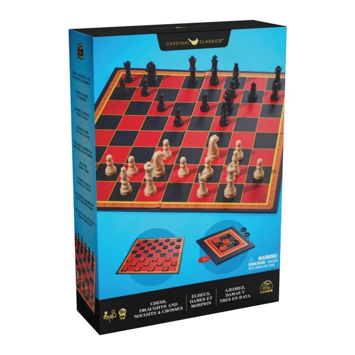 Juego de Mesa Clásicos Juego 3 en 1 