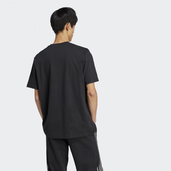 Remera Adidas Skeleton de Trifolio Negro