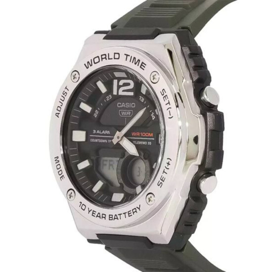 Reloj CASIO MWQ100-3AVDF Resina Verde Esfera 43mm 0