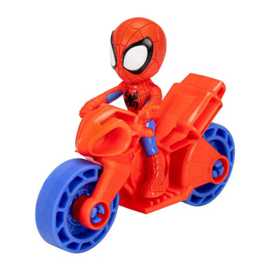 Spidey con moto Marvel Spidey and His Amazing Friends Spidey con moto Marvel Spidey and His Amazing Friends