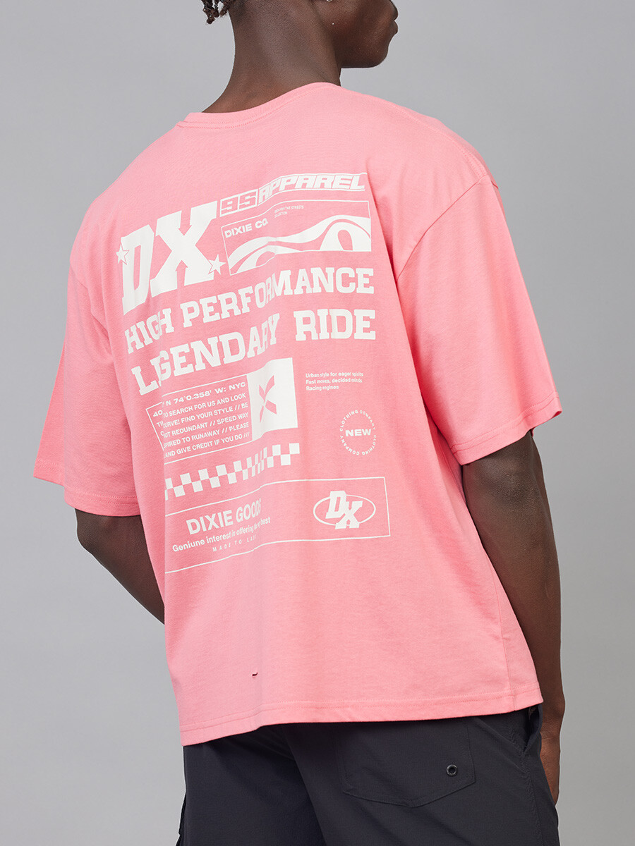 T-SHIRT MANABI DIXIE Rosado