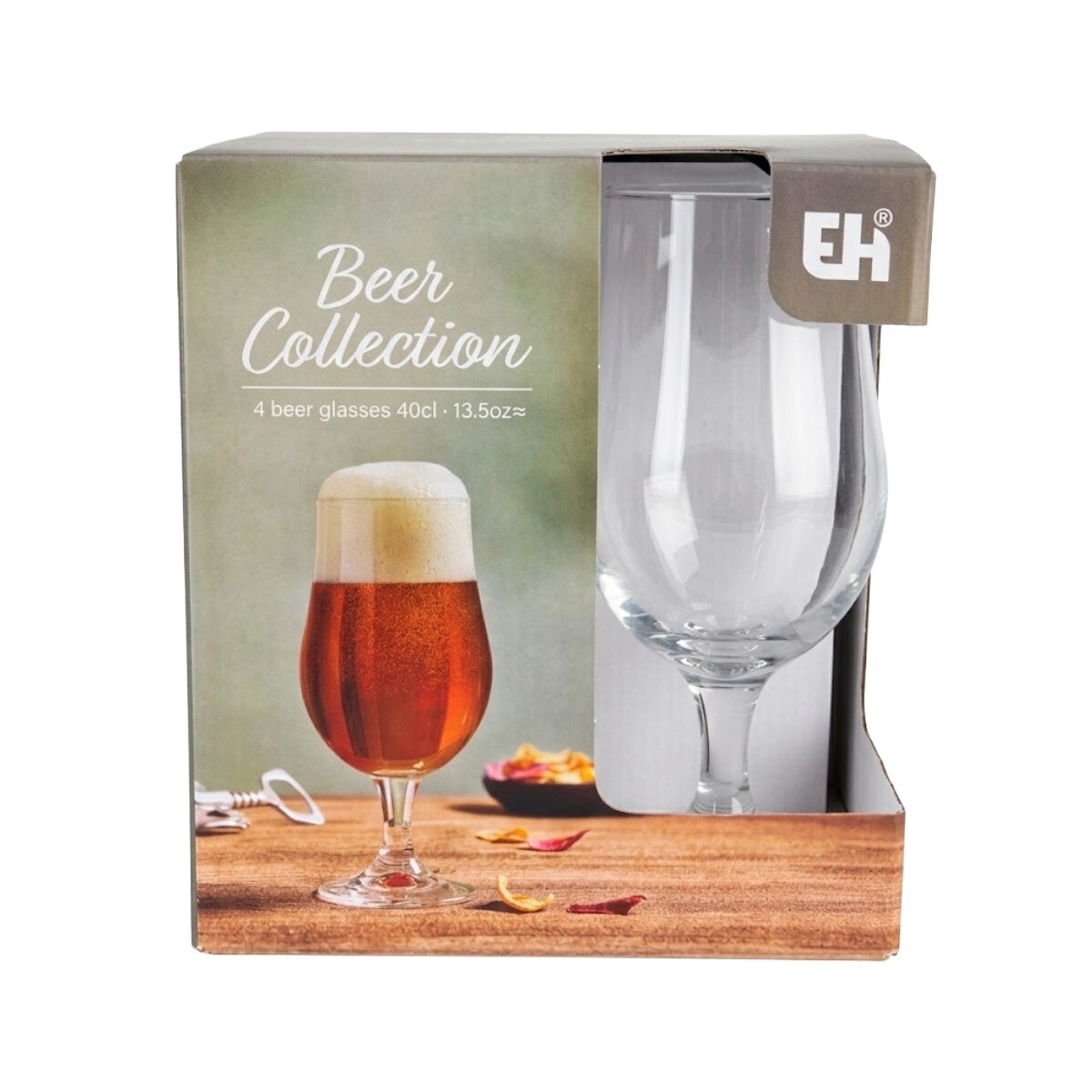 SET COPA VIDRIO 370ML 4PZAS 