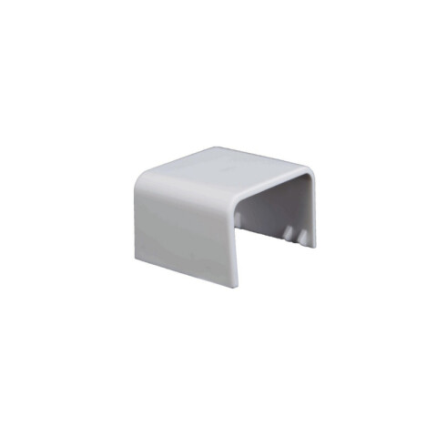 Unión recta plástica 20x12mm color blanco DX0417