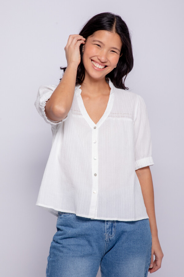 CAMISA HONG Blanco