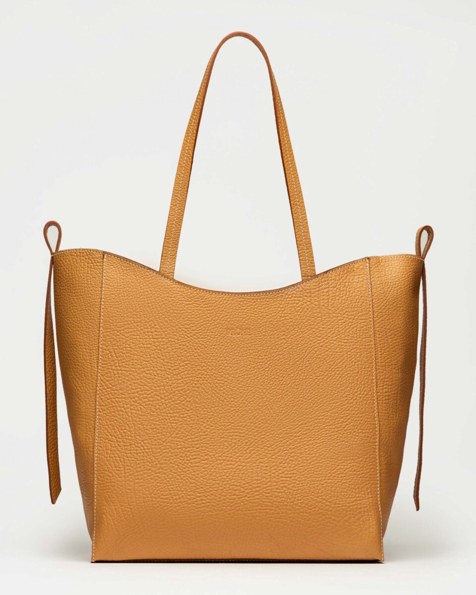 Shopper Cadiz en cuero graneado - Cuoio 