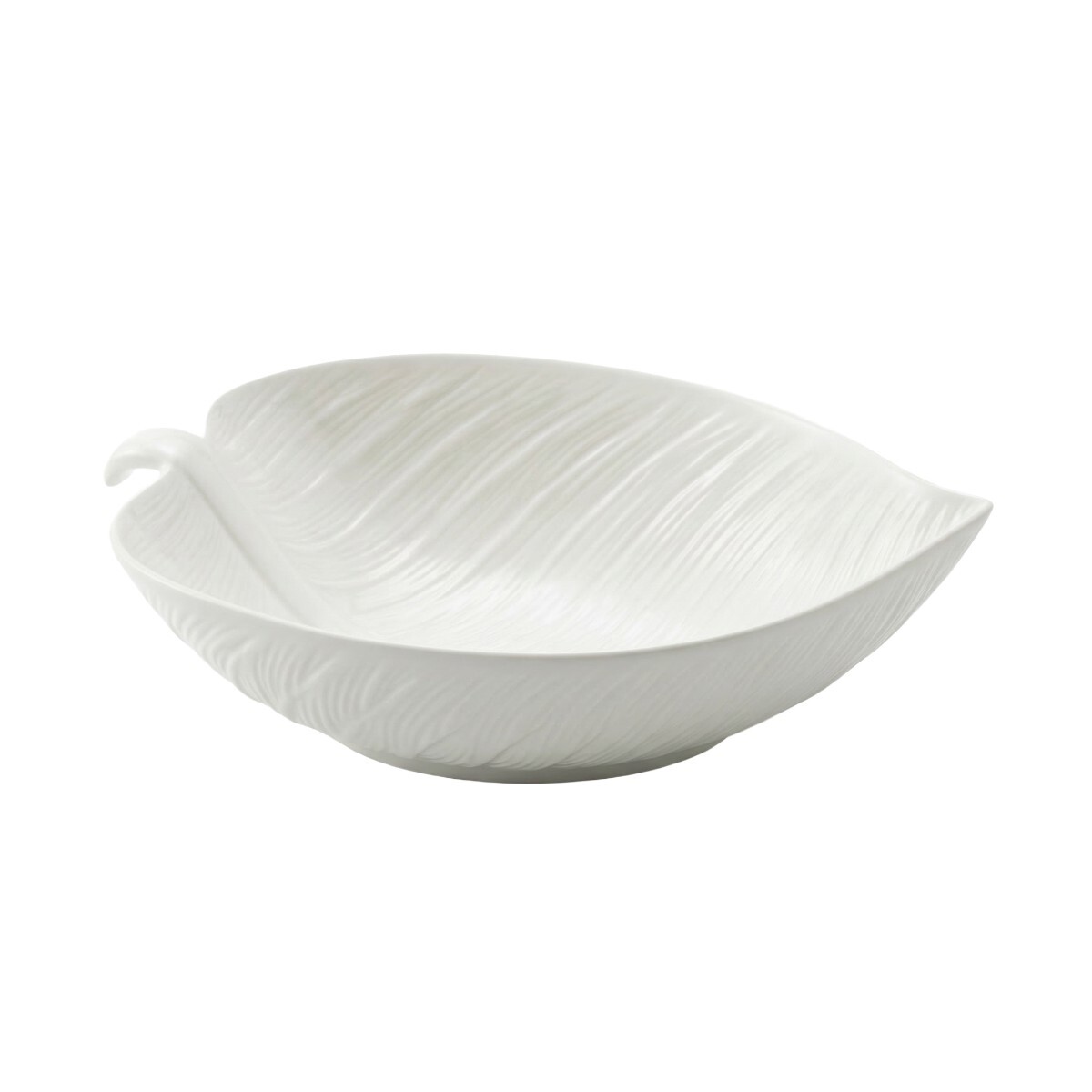 BANDEJA CERAMICA HOJA 30.5X20.5CM 
