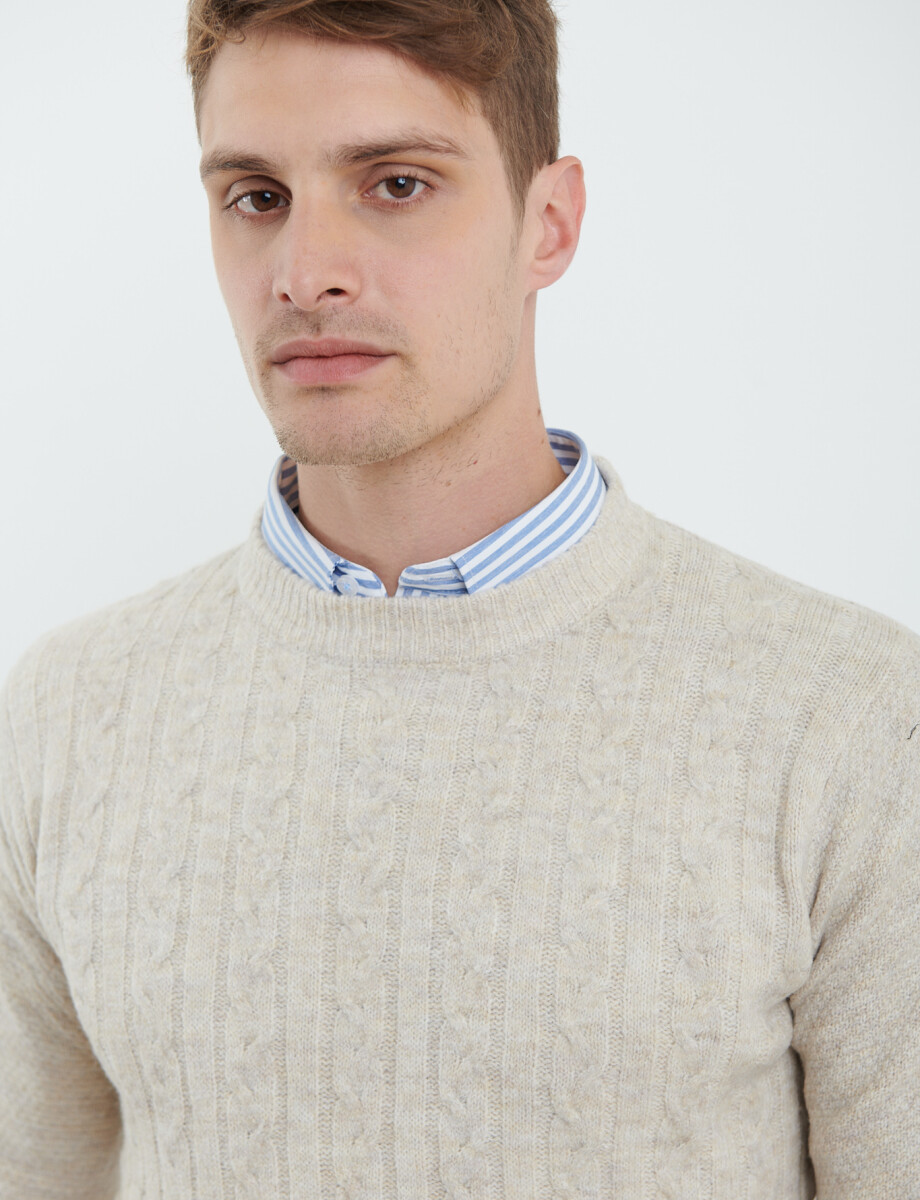 470342 SWEATER HARRY Beige