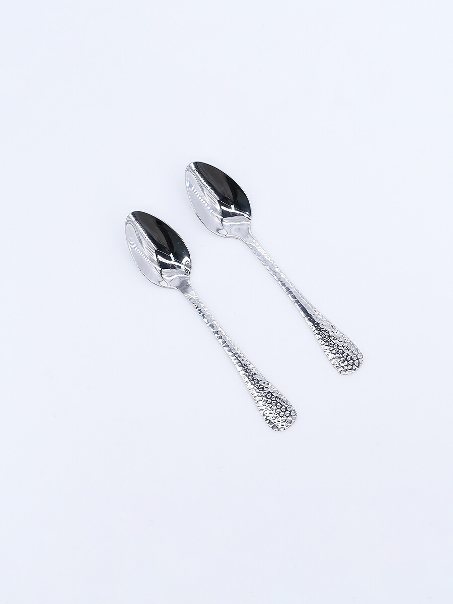 CUCHARA CRAQUELADO - PLATEADO 