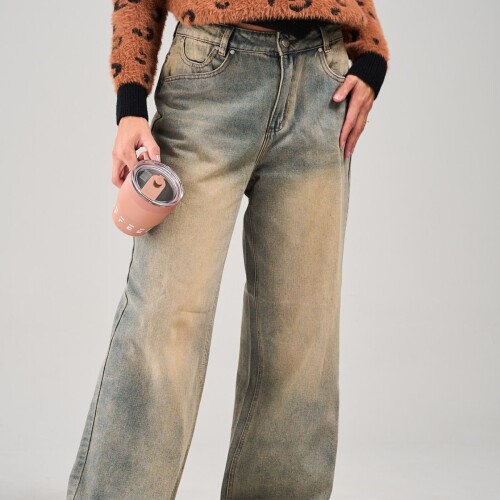 Jean Wide Leg Slowly Oxido