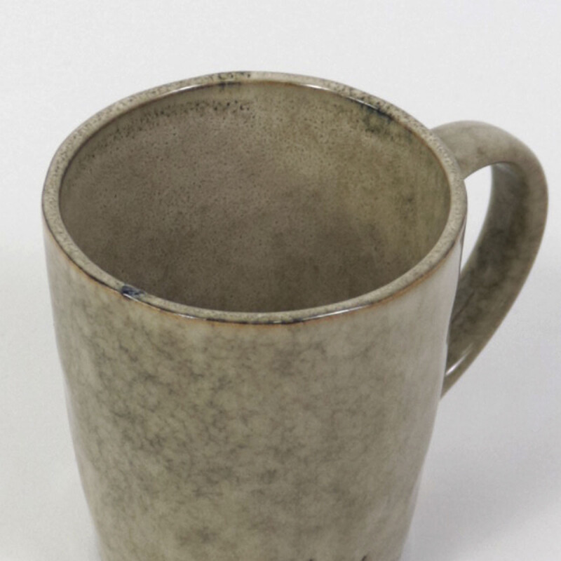 TAZA CERAMICA BEIGE COMB 7.8X8.5CM Unica