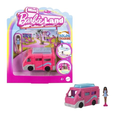 Set Barbie Mini Barbieland Vehículos Camper Color Change 001
