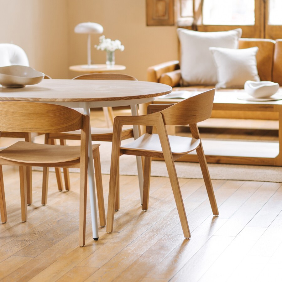 Silla Oslo Brazos Natural