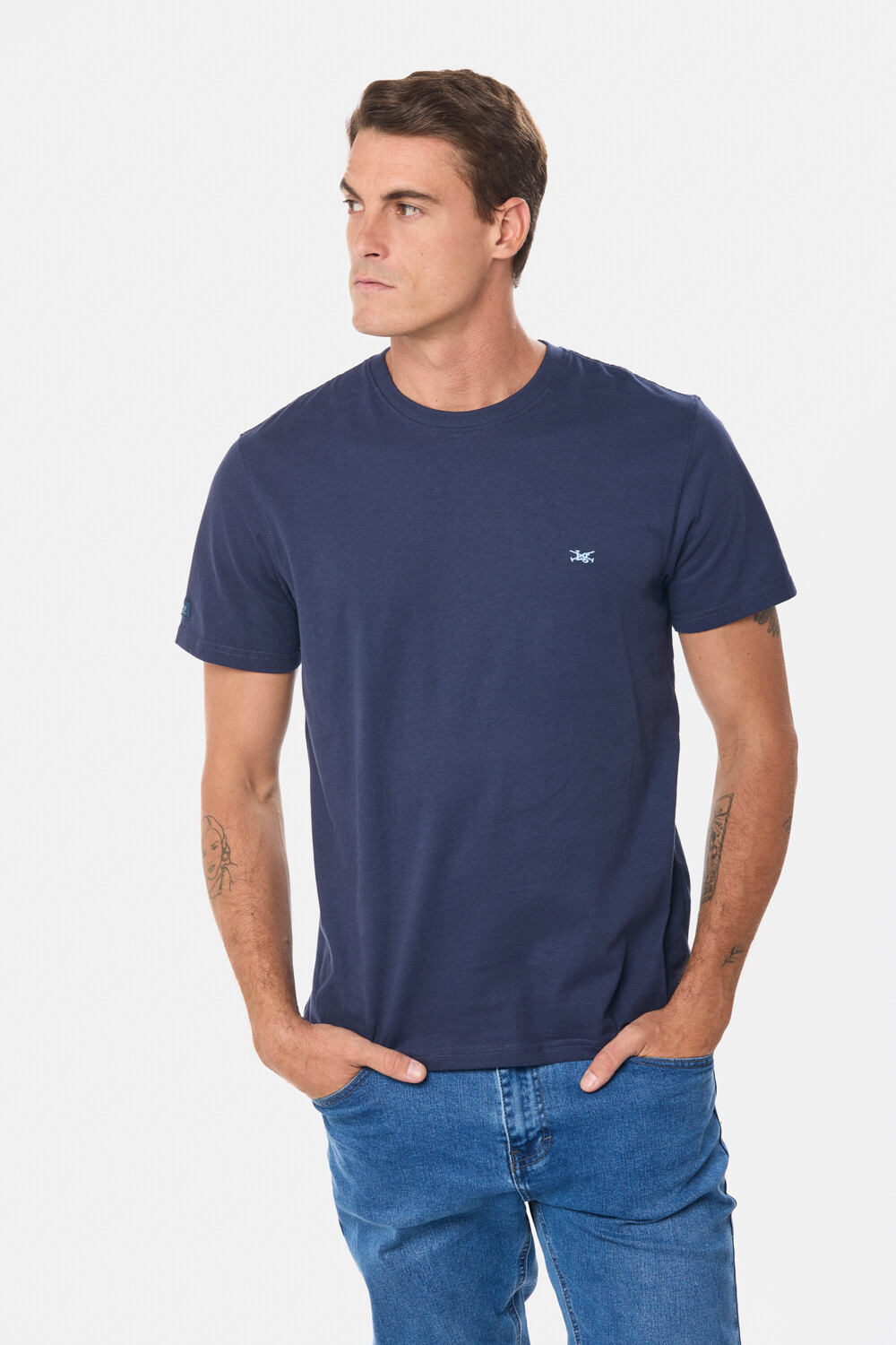 REMERA LISA Azul