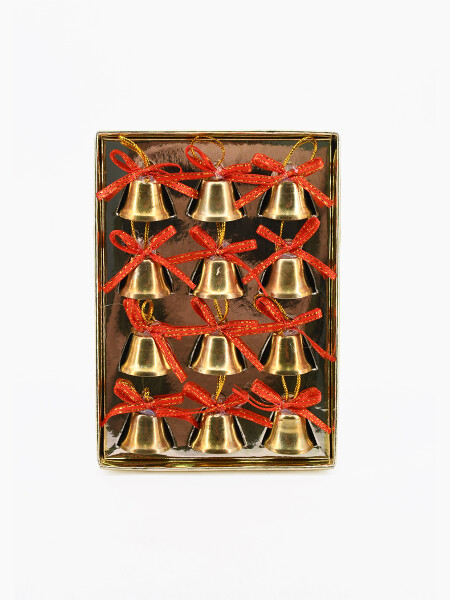 CAMPANAS 12 PCS DORADO