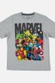 Remera m/c hombre Marvel GRIS MELANGE