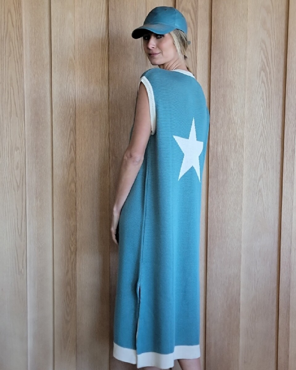 Vestido Cosmos - Tourquesa 