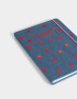 Anotadores Cuadernos y Memos Corazón Cuaderno A5 Denim Corazones - Combinacion Bicolor